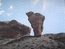 скала-гриб в каньоне реки Чарын